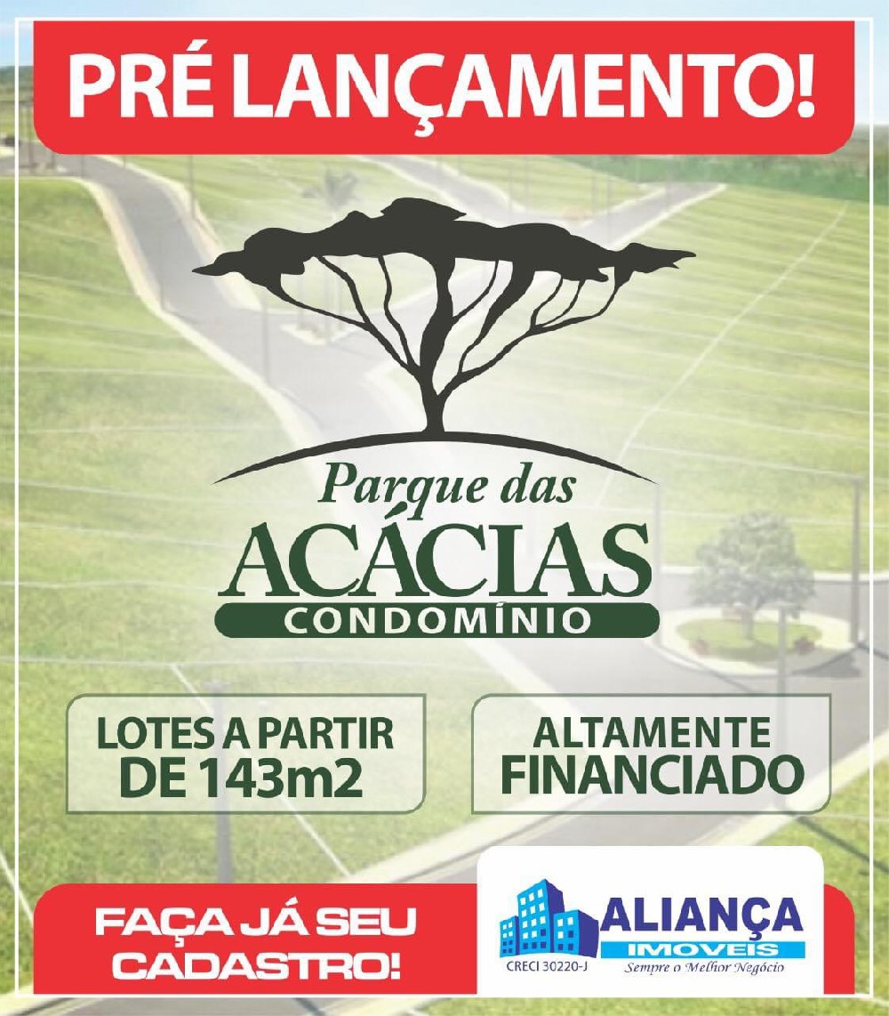 EM BREVE LOTES A VENDA EM CONDOMÍNIO FECHADO